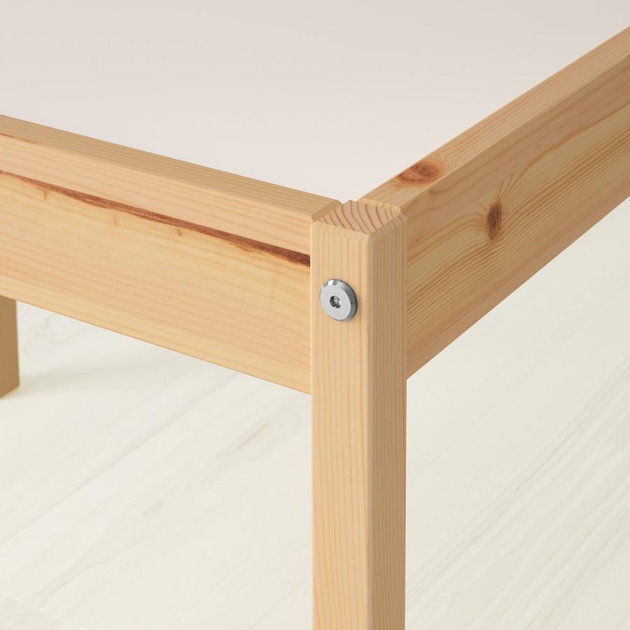[IKEA/イケア/通販]LATT レット 子ども用テーブル チェア2脚付, ホワイト, パイン材[D](10178413) |  | 04