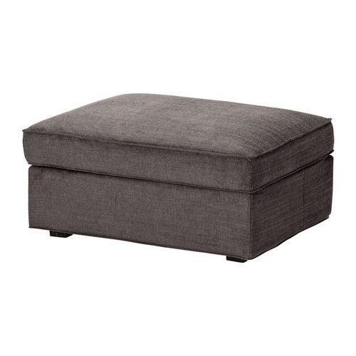 IKEA/イケア KIVIK カバー フットスツール収納付用, トゥリンゲ グレーブラウン | 