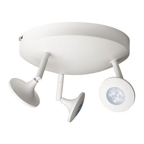 IKEA/イケア CENTIGRAD LEDシーリングスポットライト 3スポット, ホワイト | 