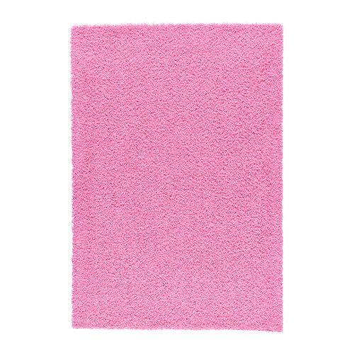 IKEA/イケア HAMPEN ラグ パイル長, ピンク | 
