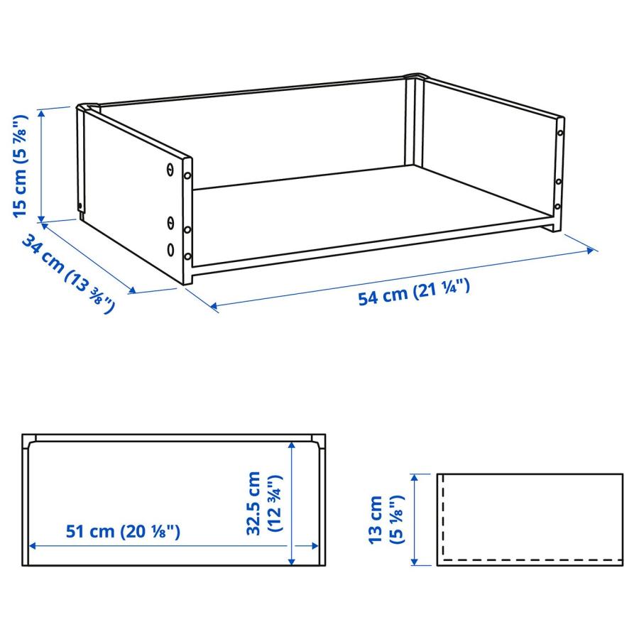 [IKEA/イケア/通販]BESTA ベストー 引き出しフレーム, ブラックブラウン, 60x15x40 cm[C](10351356) |  | 01