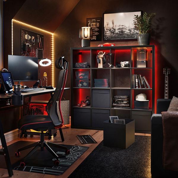 【IKEA/イケア/通販】KALLAX カラックス シェルフユニット, ブラックブラウン[IH](10351889) |  | 03