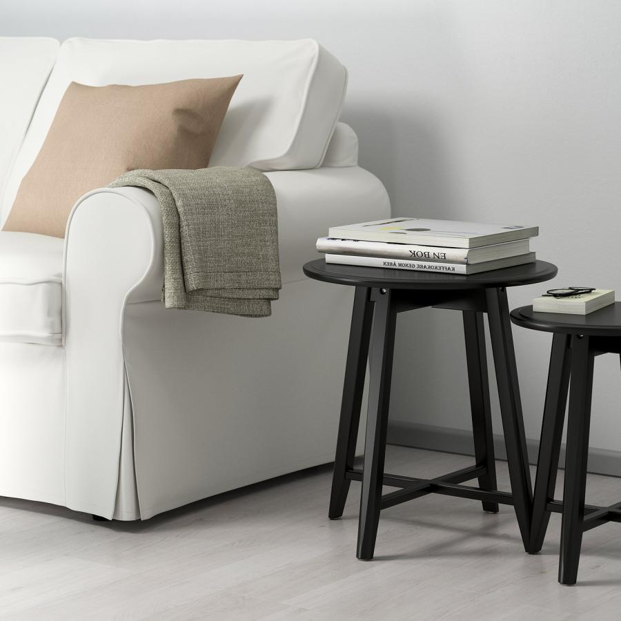 [IKEA/イケア/通販]KRAGSTA クラーグスタ ネストテーブル2点セット, ブラック[D](10353058) |  | 04