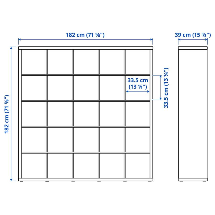 [IKEA/イケア/通販]KALLAX カラックス シェルフユニット, ホワイト, 182x182 cm[4](10353586) |  | 07