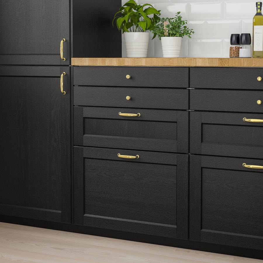 [IKEA/イケア/通販]LERHYTTAN レルヒッタン 引き出し前部, ブラックステイン, 80x10 cm[D](10356033) |  | 03