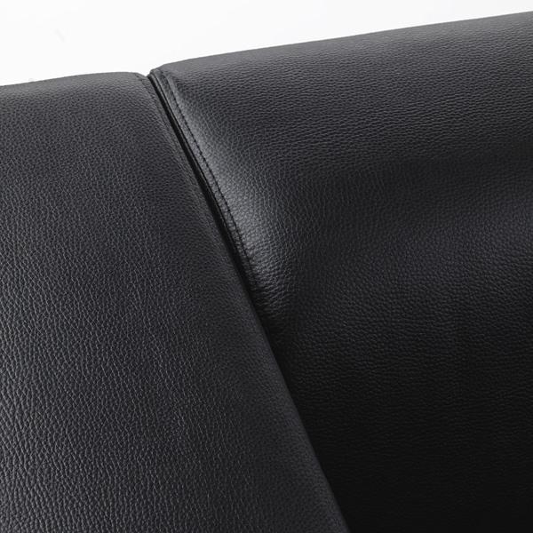 黒 レザー 2人掛けソファ(本皮)　IKEA　KLIPPAN KLIPPAN クリッパン 2人掛けソファ, ボームスタード ブラック - IKEA