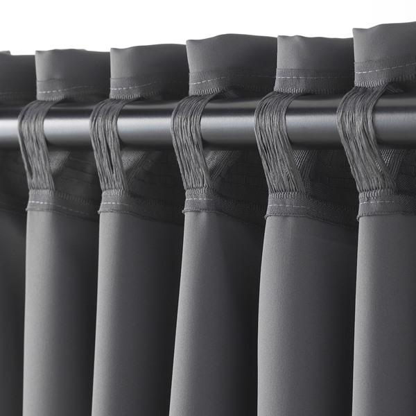 【IKEA/イケア/通販】MAJGULL マイグル 遮光カーテン1組, グレー[B](10417814) |  | 03