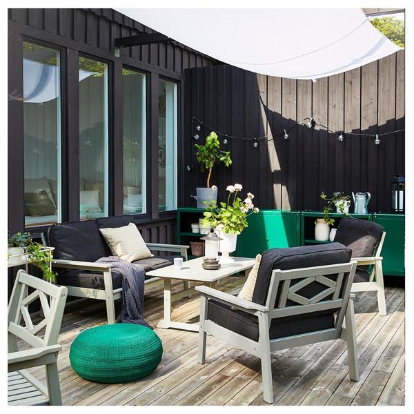 【IKEA/イケア/通販】BONDHOLMEN ボンドホルメン アームチェア 屋外用, グレー[F](10420661) |  | 02