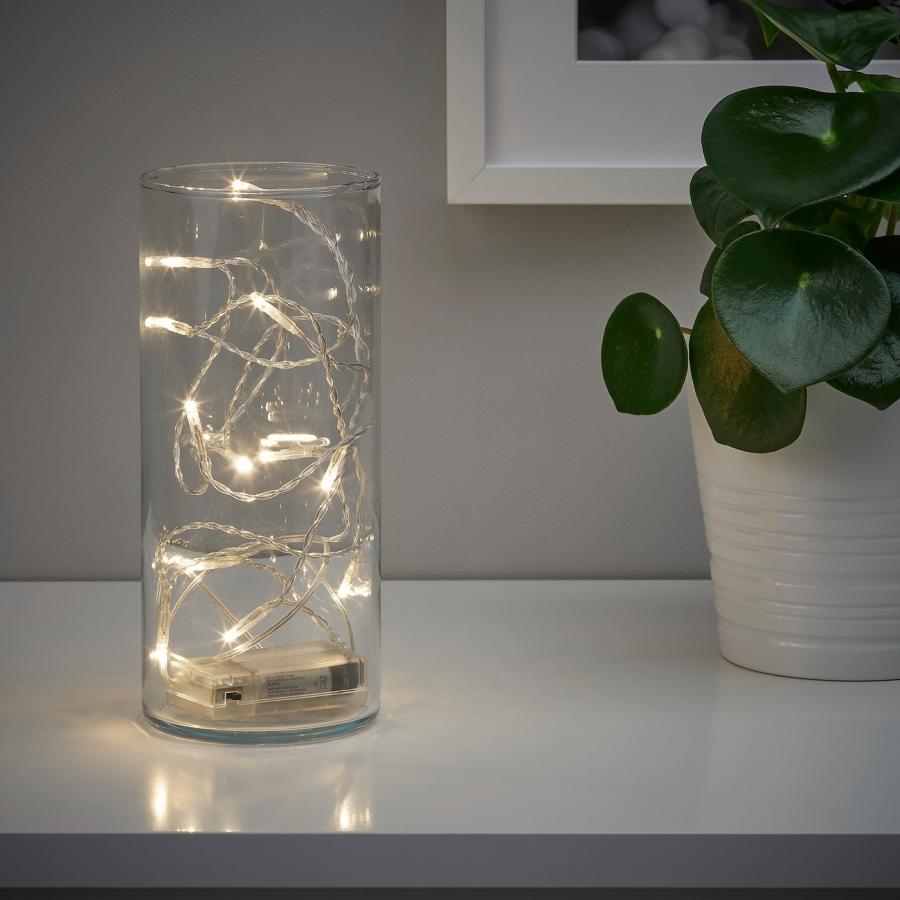 [IKEA/イケア/通販]LEDFYR レードフィール LEDライトチェーン 全12球, 室内用, 電池式 シルバーカラー[A](10421024) |  | 02