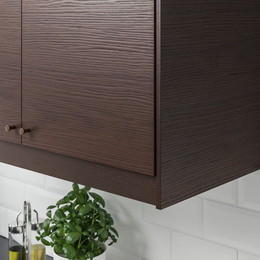 [IKEA/イケア/通販]ASKERSUND アスケルスンド 面取Rデコストリップ/モールディング, ダークブラウン アッシュ調, 221 cm[K](10425178) |  | 01