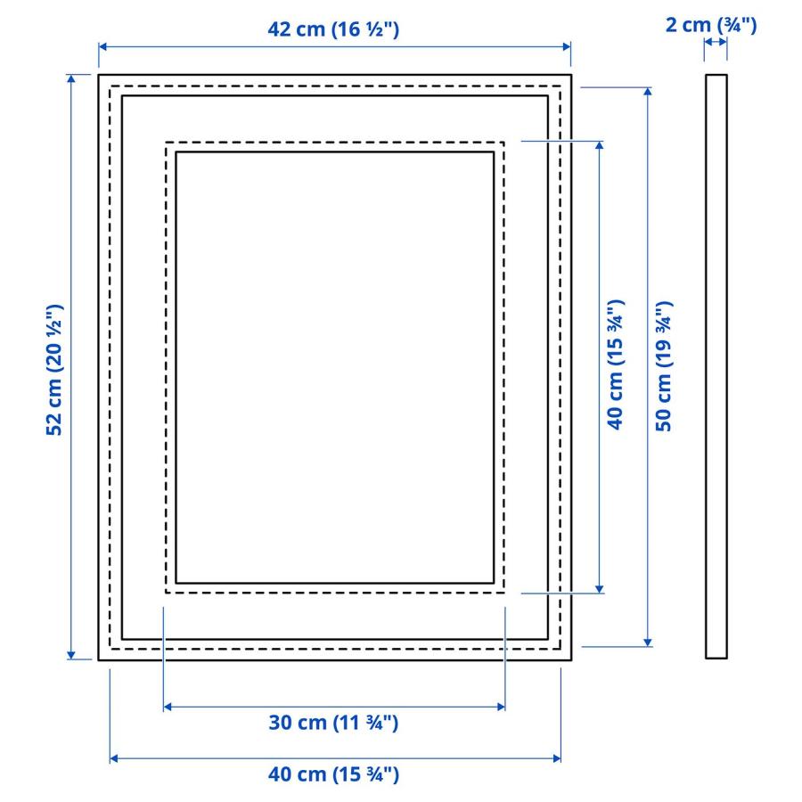 [IKEA/イケア/通販]KNOPPANG クノッペング フレーム, ホワイト, 40x50 cm[D](10427295) |  | 06