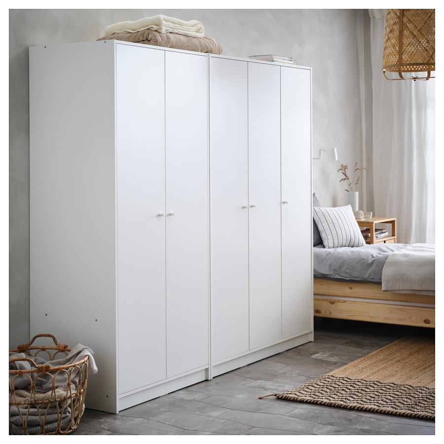 [IKEA/イケア/通販]KLEPPSTAD クレップスタード ワードローブ 扉2枚付, ホワイト[KK](10437237) |  | 03