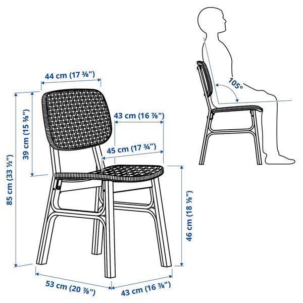 [IKEA/イケア/通販]VOXLOV ヴォックスローヴチェア, ライトバンブー[E](10449264) |  | 10