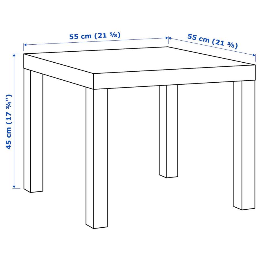 [IKEA/イケア/通販]LACK ラック サイドテーブル, ホワイト, 55x55 cm[E](10449909) |  | 06