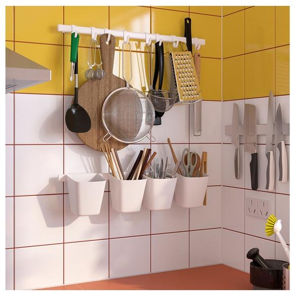 [IKEA/イケア/通販]SUNNERSTA スンネルスタレール フック4個＆小物入れ2個付き, ホワイト[C](10455151) |  | 04