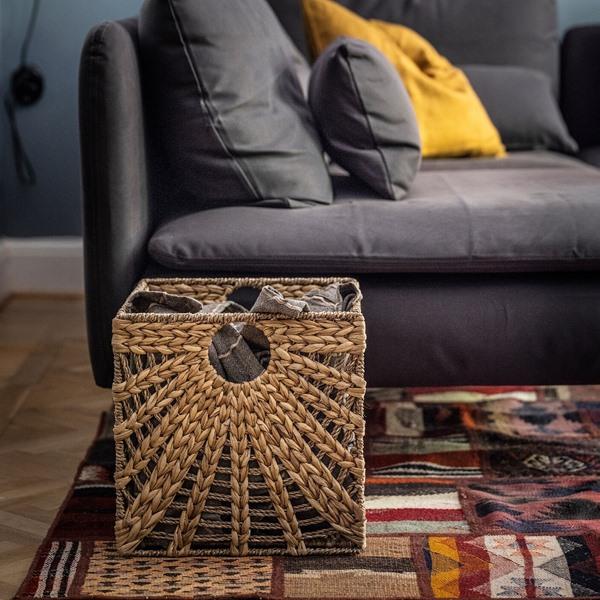 【IKEA/イケア/通販】LUSTIGKURRE ルスティグクルレ バスケット, ナチュラル ホテイアオイ/シーグラス（水草）,…[D](10457409) |  | 02