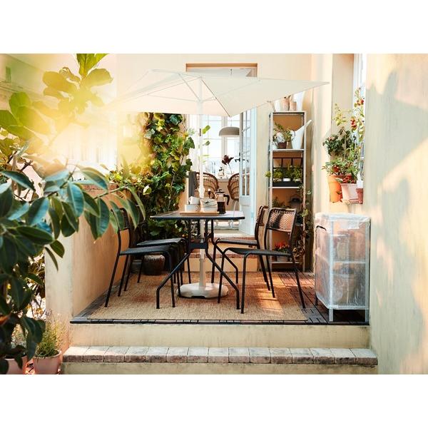 【IKEA/イケア/通販】VIHOLMEN ヴィーホルメン テーブル 屋外用, ダークグレー[J](10463306) |  | 03