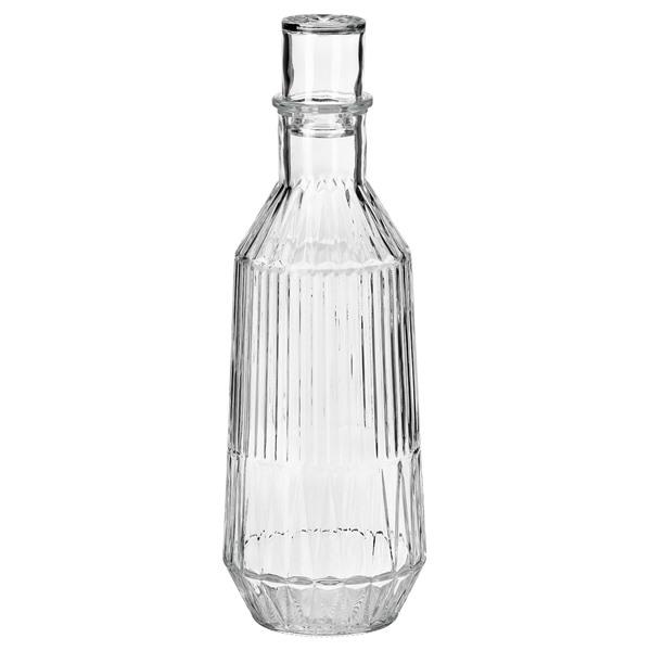 【IKEA/イケア/通販】SALLSKAPLIG サルスカプリグ カラフェ 栓付き, クリアガラス/模様入り,…[A](10472909) | 
