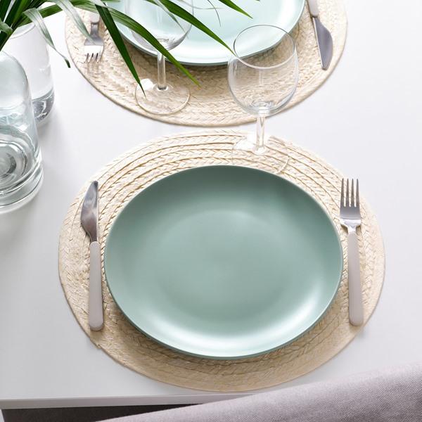 【IKEA/イケア/通販】FARGKLAR フェルグクラー プレート, マット ライトターコイズ[B](10477148) |  | 02