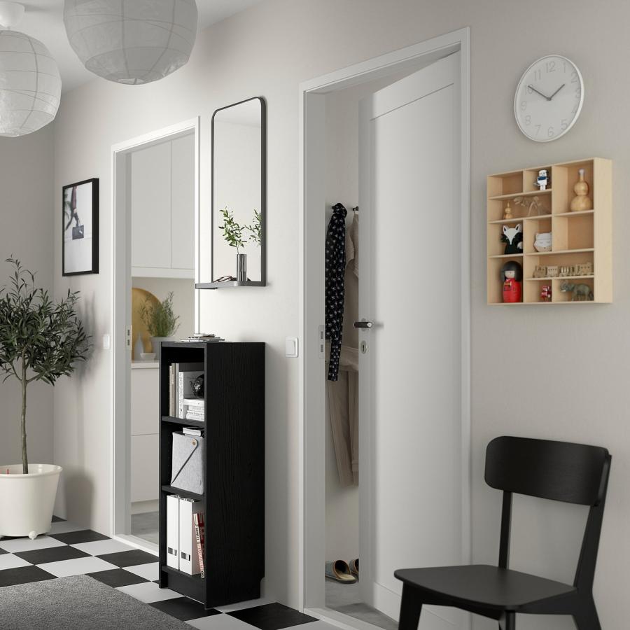 [IKEA/イケア/通販]BILLY ビリー 本棚, ブラック オーク調, 40x28x106 cm[E](10477332) |  | 02