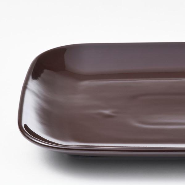【IKEA/イケア/通販】FARGKLAR フェルグクラー プレート, グロス ブラウン[B](10485445) |  | 03