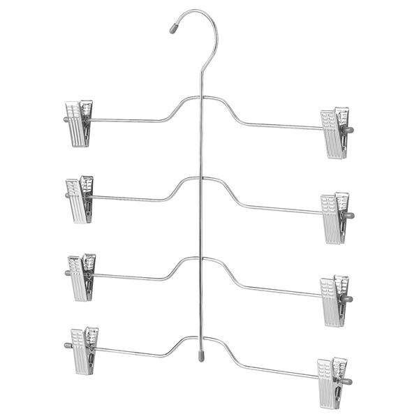 【IKEA/イケア/通販】VAJSING ヴァイスィング ズボン＆スカートハンガー 4連, クロムメッキ…[C](10487166) | 