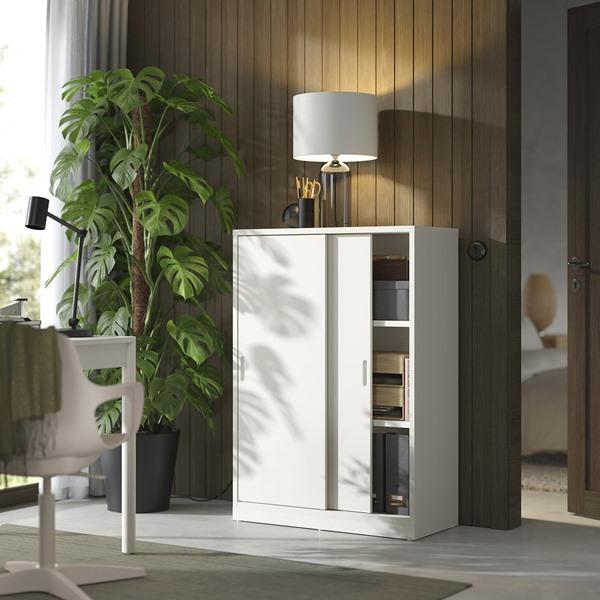 [IKEA/イケア/通販]TONSTAD トンスタードキャビネット 引き戸付, オフホワイト,81x37x116 cm[FF](10488887) |  | 02