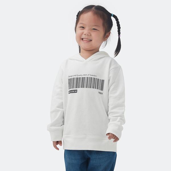 【IKEA/イケア/通販】EFTERTRADA エフテルトレーダ パーカー, ホワイト[A](10503185) |  | 01