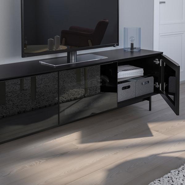 IKEA/イケア/通販】RANNAS ランネス テレビ台 扉付き, ブラック