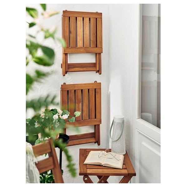 [IKEA/イケア/通販]NAMMARO ネッマロースツール 屋外用, 折りたたみ式/ライトブラウンステイン,37x45 cm[D](10510355) |  | 02