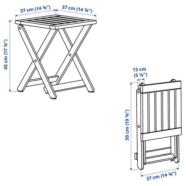 [IKEA/イケア/通販]NAMMARO ネッマロースツール 屋外用, 折りたたみ式/ライトブラウンステイン,37x45 cm[D](10510355) |  | 06