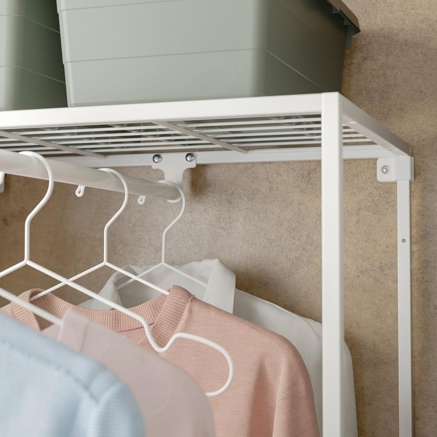 [IKEA/イケア/通販]JOSTEIN ヨースタイン ハンガーレール, 室内/屋外用 ホワイト, 162-270 cm[G](10512161) |  | 01