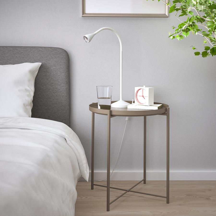 [IKEA/イケア/通販]GLADOM グラドム トレイテーブル, ダークグレーベージュ, 45x53 cm[D](10513764) |  | 05