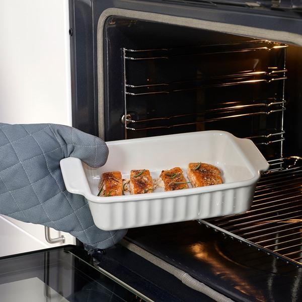 【IKEA/イケア/通販】POETISK ポエティスク オーブン皿, オフホワイト[B](10513877) |  | 01