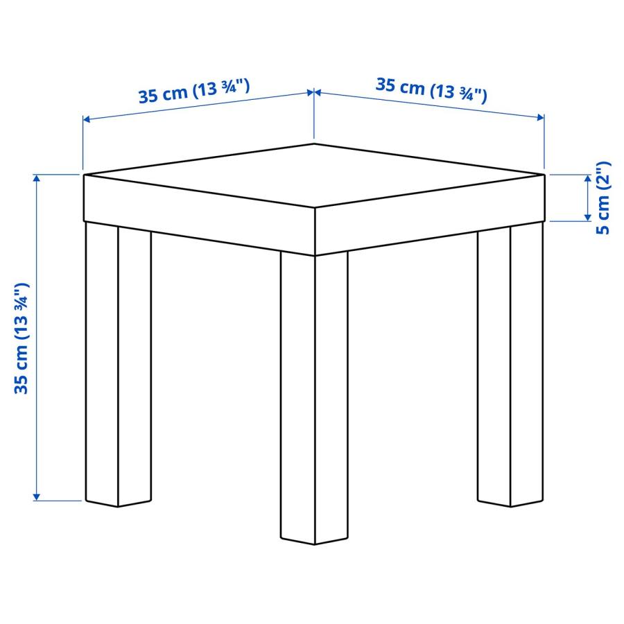 [IKEA/イケア/通販]LACK ラック サイドテーブル, ホワイト, 35x35 cm[D](10514792) |  | 07