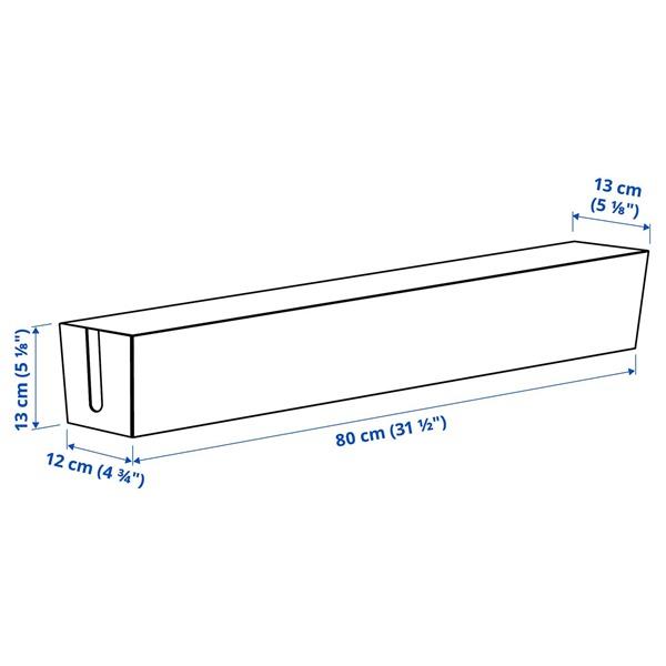 [IKEA/イケア/通販]MITTZON ミッツォーンケーブルボックス キャスター付きフレーム用, ホワイト,80x13 cm[D](10528647) |  | 04