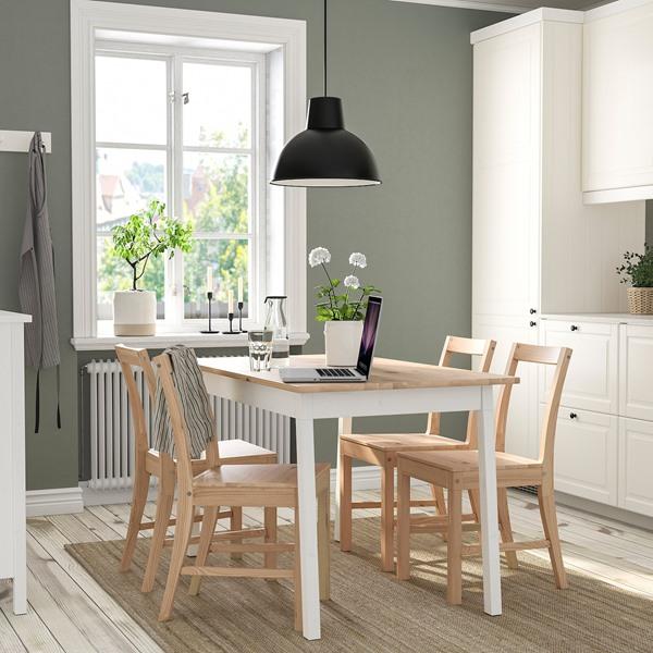 【IKEA/イケア/通販】PINNTORP ピントルプ テーブル, ライトブラウンステイン/ホワイトステイン,…[IE](10529468) |  | 02