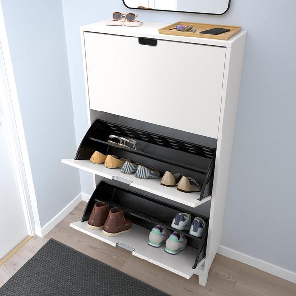 [IKEA/イケア/通販]STALL ステルシューズボックス3段, ホワイト,79x29x148 cm[HD](10530264) |  | 03