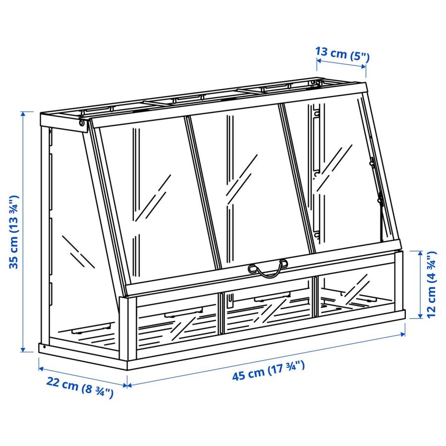 [IKEA/イケア/通販]AKERBAR オーケルベール 温室, 室内/屋外用/ホワイト, 45 cm[C](10537171) |  | 07