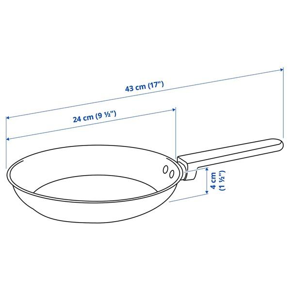 [IKEA/イケア/通販]MIDDAGSMAT ミッダグスマートフライパン, こびりつき防止加工/ステンレススチール,24 cm[B](10545227) |  | 05