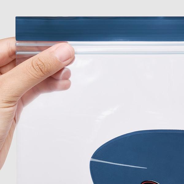 [IKEA/イケア/通販]ISTAD イースタード フリーザーバッグ, ブルー/シャーク, 1 l[A](10546241) |  | 01