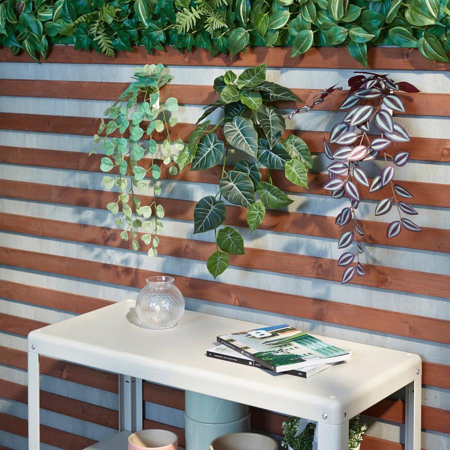 [IKEA/イケア/通販]FEJKA フェイカ 人工観葉植物 ウォールホルダー付き, 室内/屋外用/グリーン/ライラック[D](10548626) |  | 02