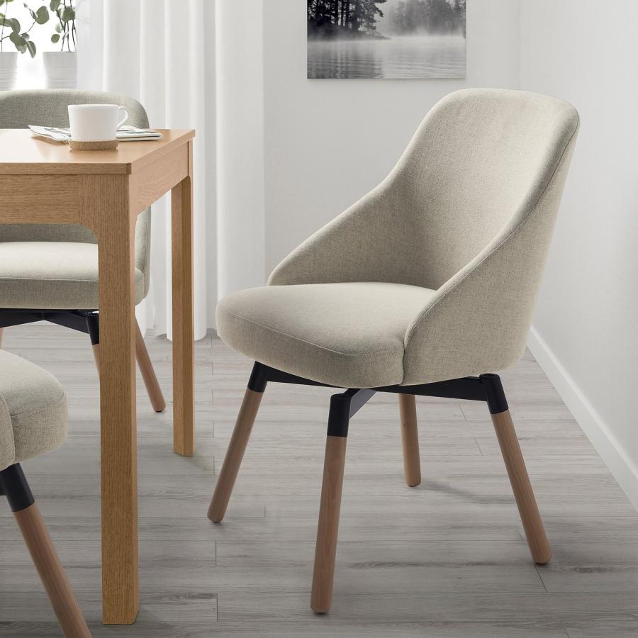 JANOLOF ヤンオロフ回転パーソナルチェア ダークグレー IKEA JANOLOF ヤンオロフ 回転パーソナルチェアグンナレドダークグレー