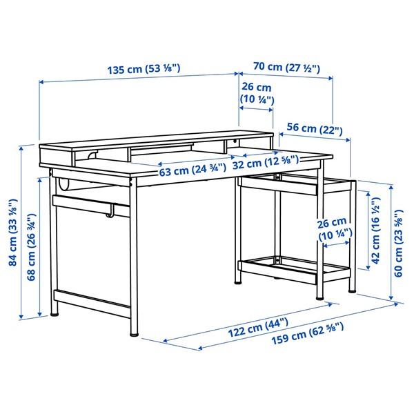 [IKEA/イケア/通販]MULLSJO ムルショーデスク, オーク材突き板,135x70 cm[JH](10553463) |  | 02