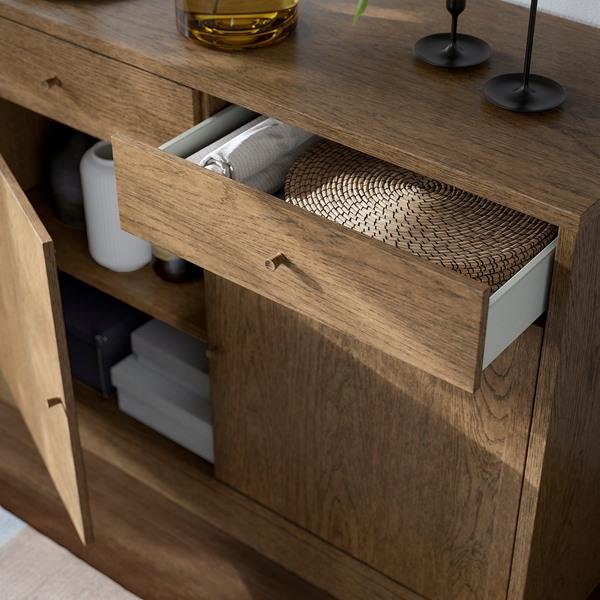 [IKEA/イケア/通販]TONSTAD トンスタードサイドボード, ブラウン ステインオーク材突き板,121x47x90 cm[3](10557178) |  | 02