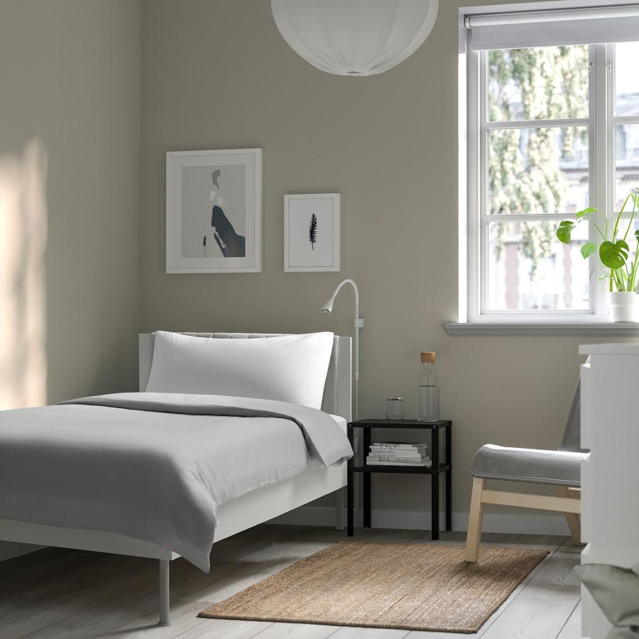 [IKEA/イケア/通販]BRUKSVARA ブルクスヴァーラ ベッドフレーム, ホワイト, 90x200 cm[L](10558205) |  | 01