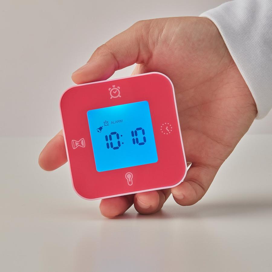 [IKEA/イケア/通販]KLOCKIS クロッキス 時計/温度計/アラーム/タイマー, ピンク, 7x7 cm[A](10559714) |  | 01