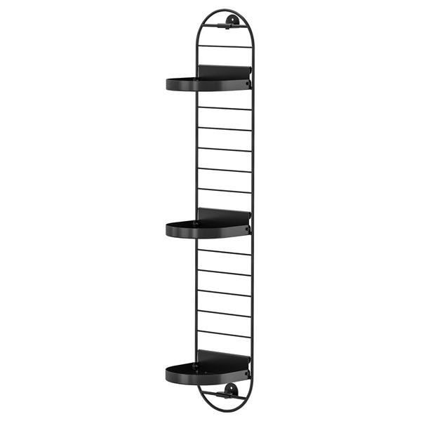 [IKEA/イケア/通販]SKUGGRONA スクッグローナ壁取り付け式プラントスタンド, ブラック,78 cm[D](10562014) | 