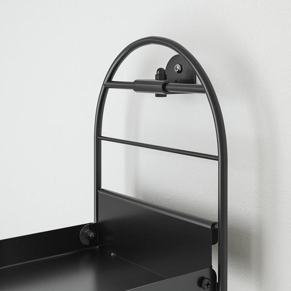 [IKEA/イケア/通販]SKUGGRONA スクッグローナ壁取り付け式プラントスタンド, ブラック,78 cm[D](10562014) |  | 02