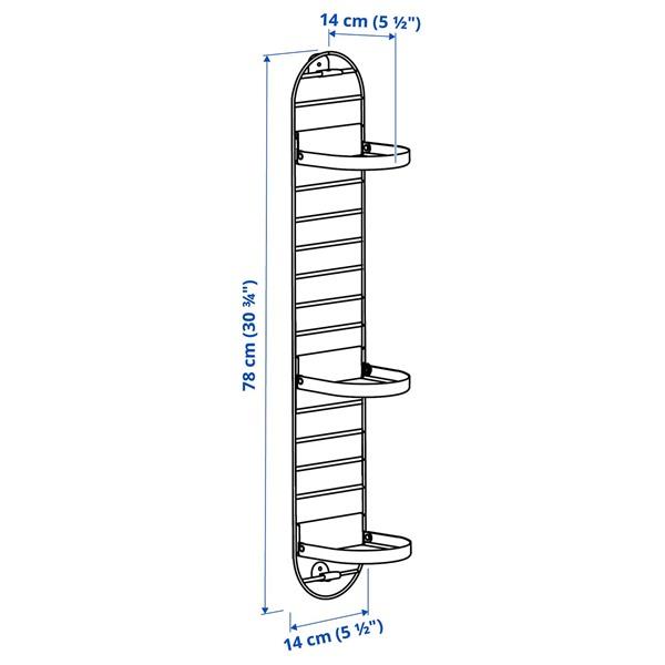 [IKEA/イケア/通販]SKUGGRONA スクッグローナ壁取り付け式プラントスタンド, ブラック,78 cm[D](10562014) |  | 03
